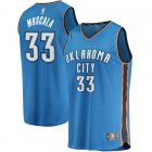 Camiseta Mike Muscala 33 Oklahoma City Thunder Icon Edition Azul Hombre
